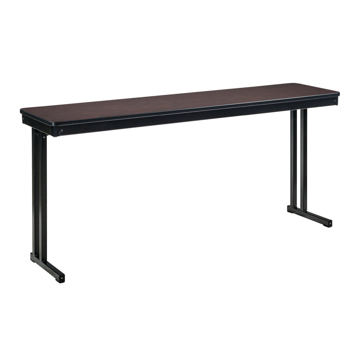 Max Seating Folding Training and Seminar Table with Cantilever Legs, 24" x 72", High Pressure Laminate Top with Particleboard Core/PVC Edge Banding