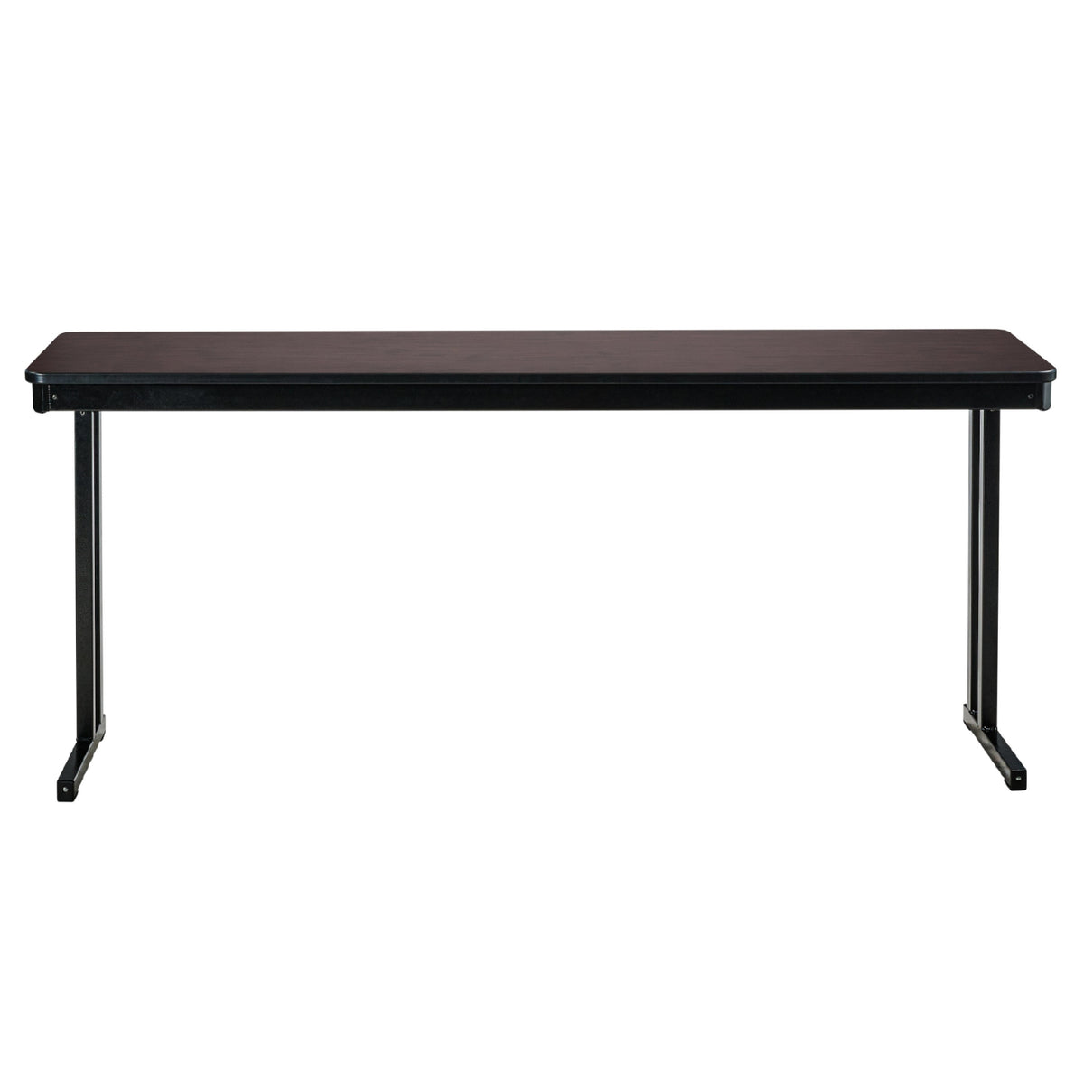 Max Seating Folding Training and Seminar Table with Cantilever Legs, 24" x 72", High Pressure Laminate Top with Particleboard Core/PVC Edge Banding