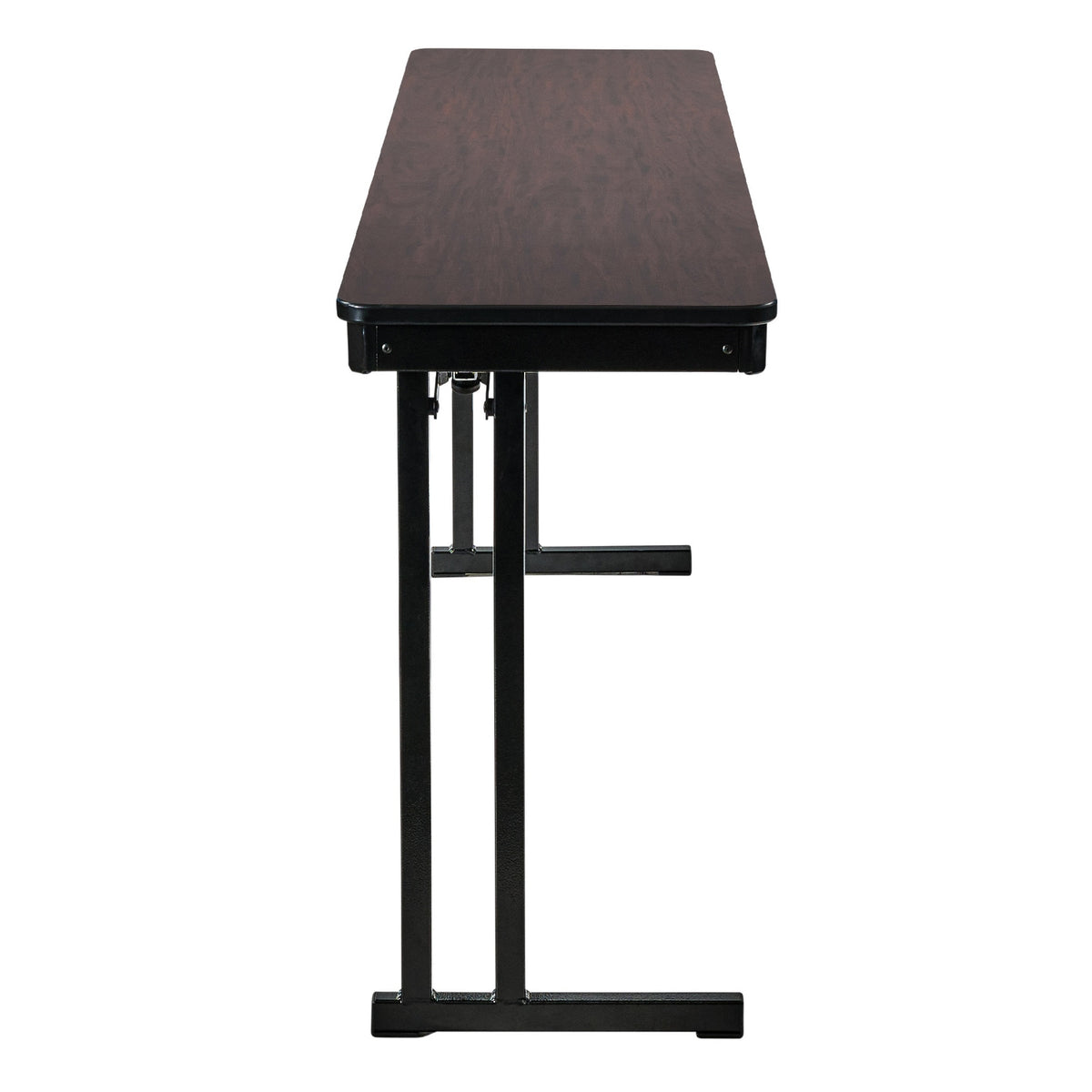Max Seating Folding Training and Seminar Table with Cantilever Legs, 24" x 72", High Pressure Laminate Top with Particleboard Core/PVC Edge Banding