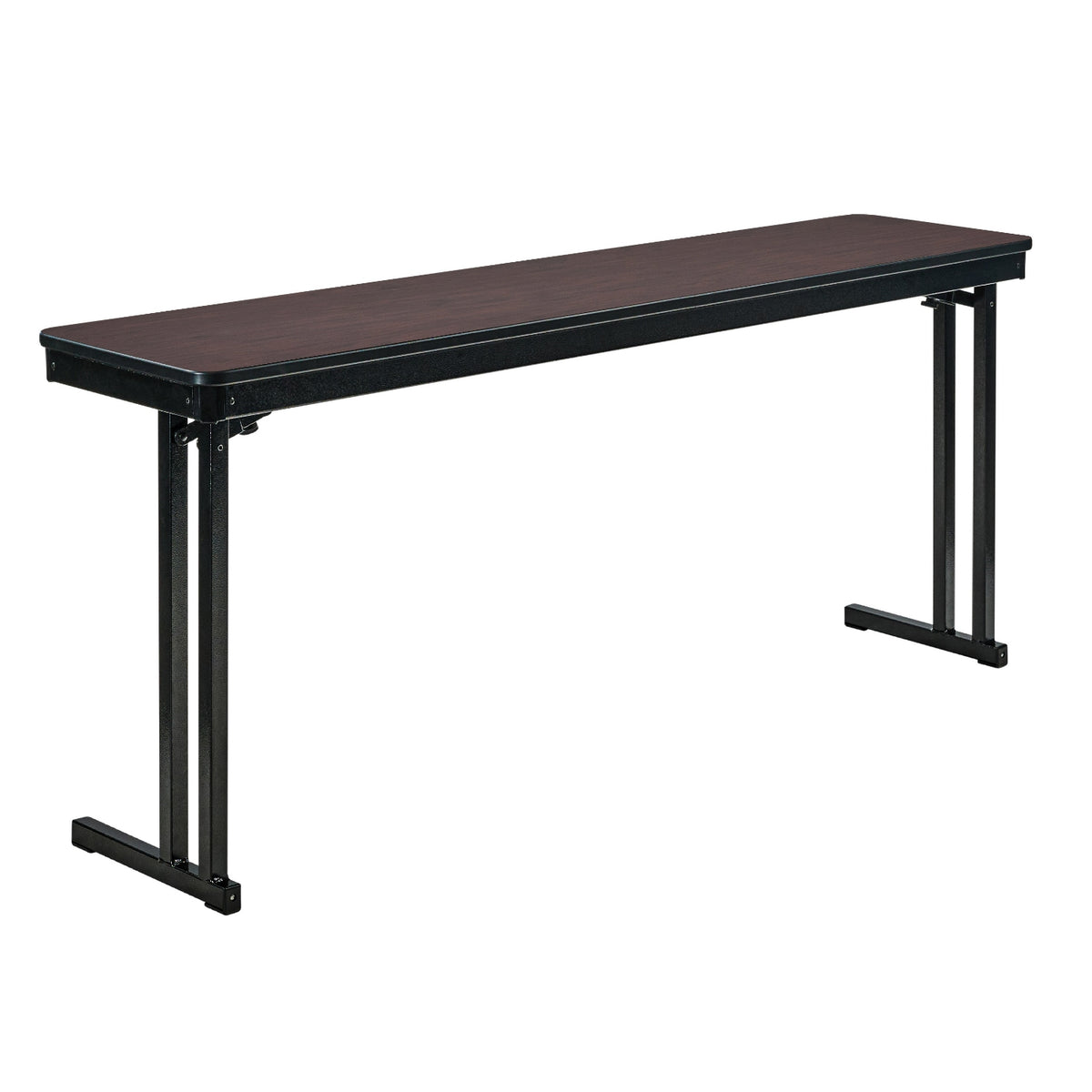 Max Seating Folding Training and Seminar Table with Cantilever Legs, 24" x 72", High Pressure Laminate Top with Particleboard Core/PVC Edge Banding