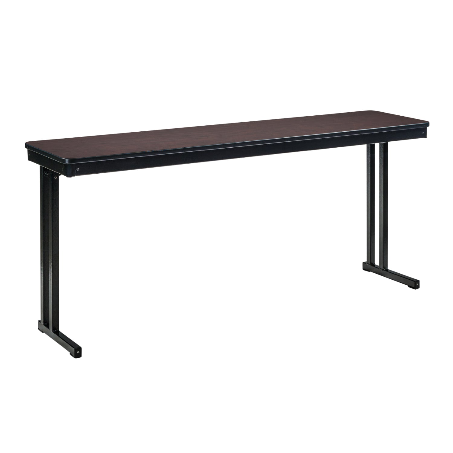 Max Seating Folding Training and Seminar Table with Cantilever Legs, 24" x 84", High Pressure Laminate Top with Particleboard Core/PVC Edge Banding