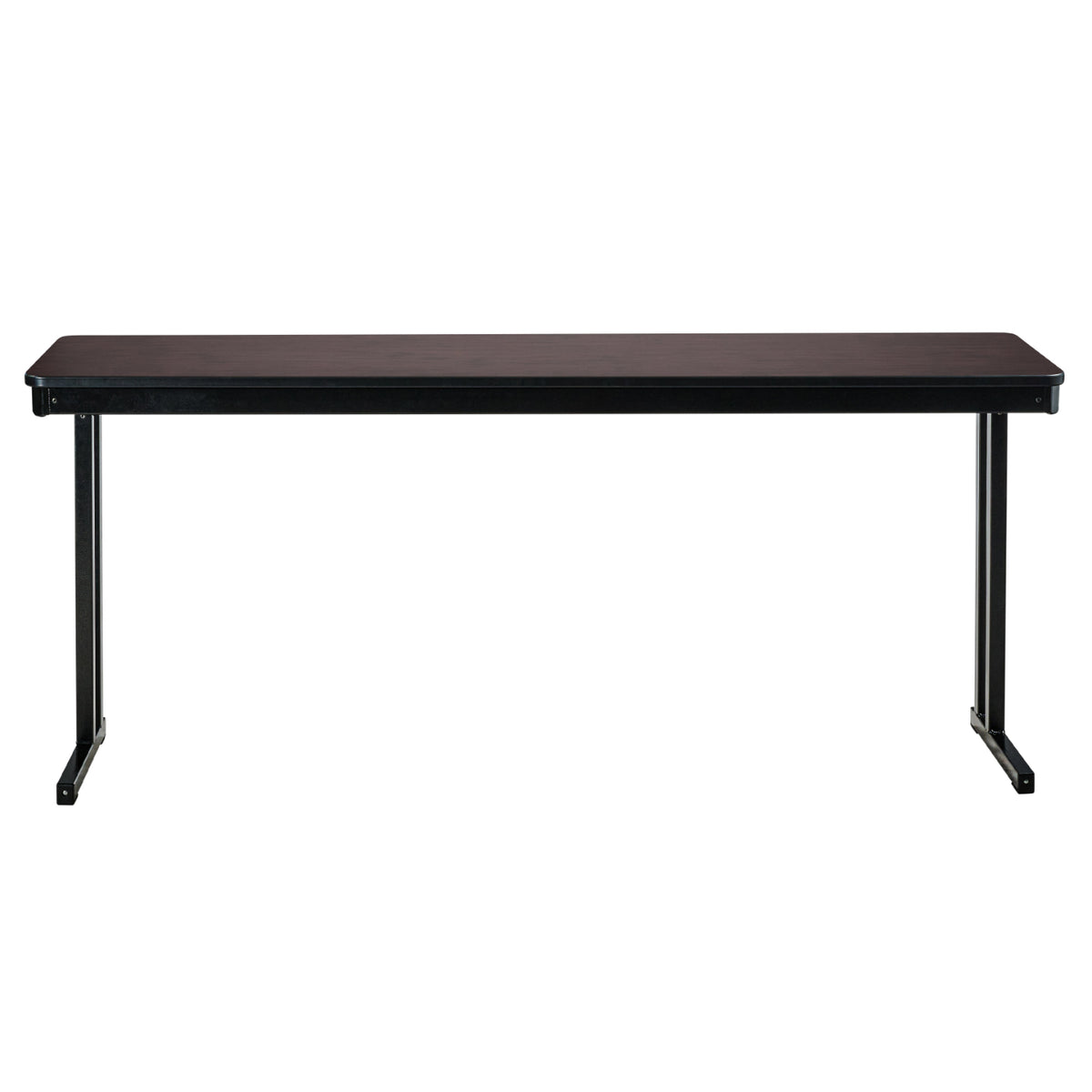 Max Seating Folding Training and Seminar Table with Cantilever Legs, 24" x 84", High Pressure Laminate Top with Particleboard Core/PVC Edge Banding