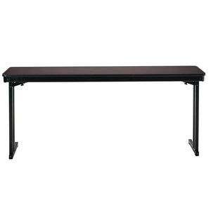 Max Seating Folding Training and Seminar Table with Cantilever Legs, 24" x 84", High Pressure Laminate Top with Particleboard Core/PVC Edge Banding