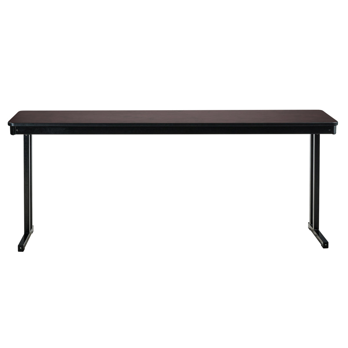 Max Seating Folding Training and Seminar Table with Cantilever Legs, 24" x 96", High Pressure Laminate Top with Particleboard Core/PVC Edge Banding