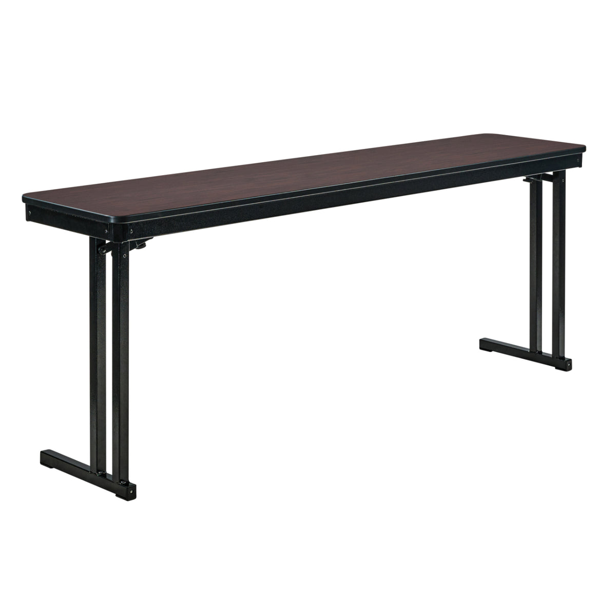 Max Seating Folding Training and Seminar Table with Cantilever Legs, 24" x 96", High Pressure Laminate Top with Particleboard Core/PVC Edge Banding