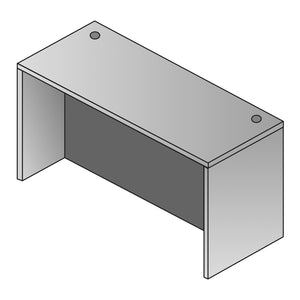 Napa Desk Shell, 71" x 30" x 29" H