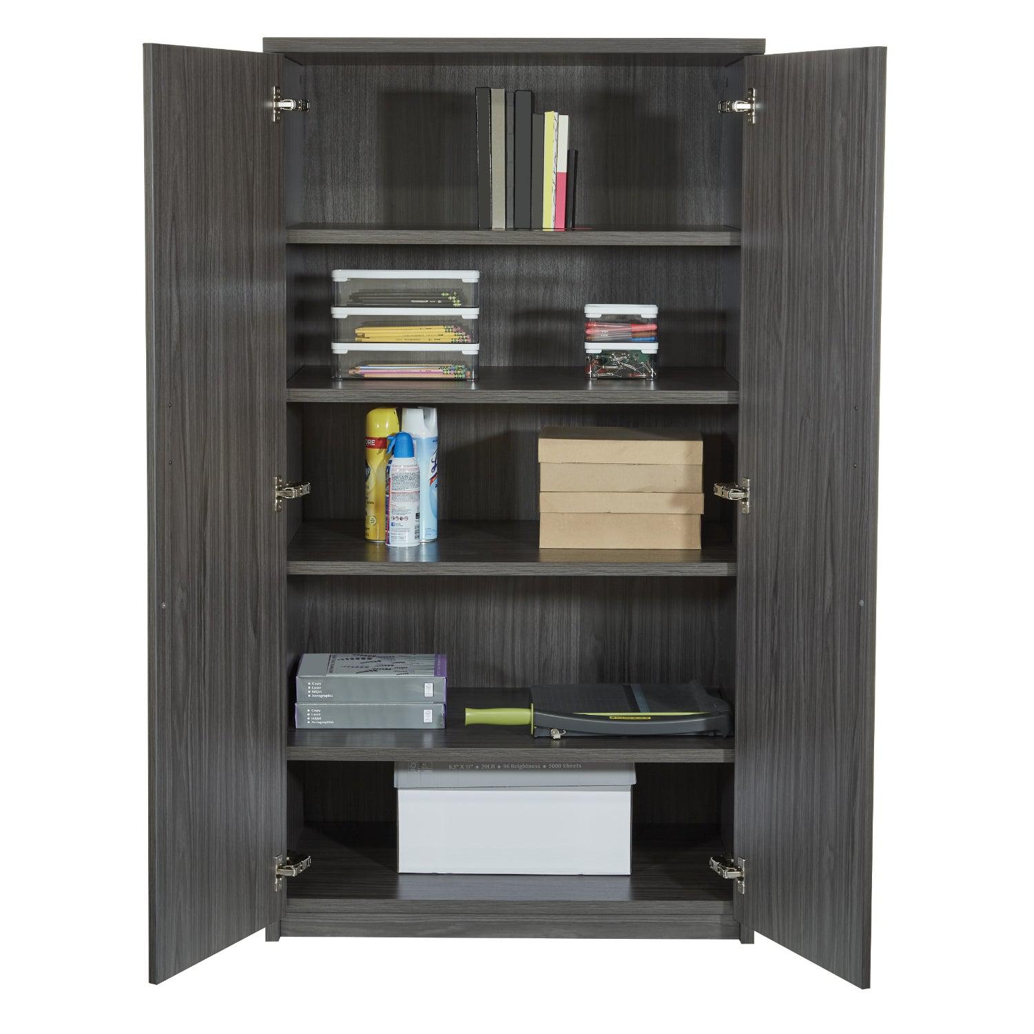 Napa 5-Shelf Storage Cabinet, 36" W x 22.5" D x 65" H