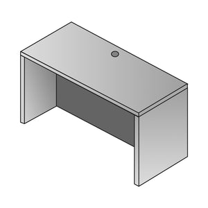 Napa Desk Shell, 48" x 30" x 29" H
