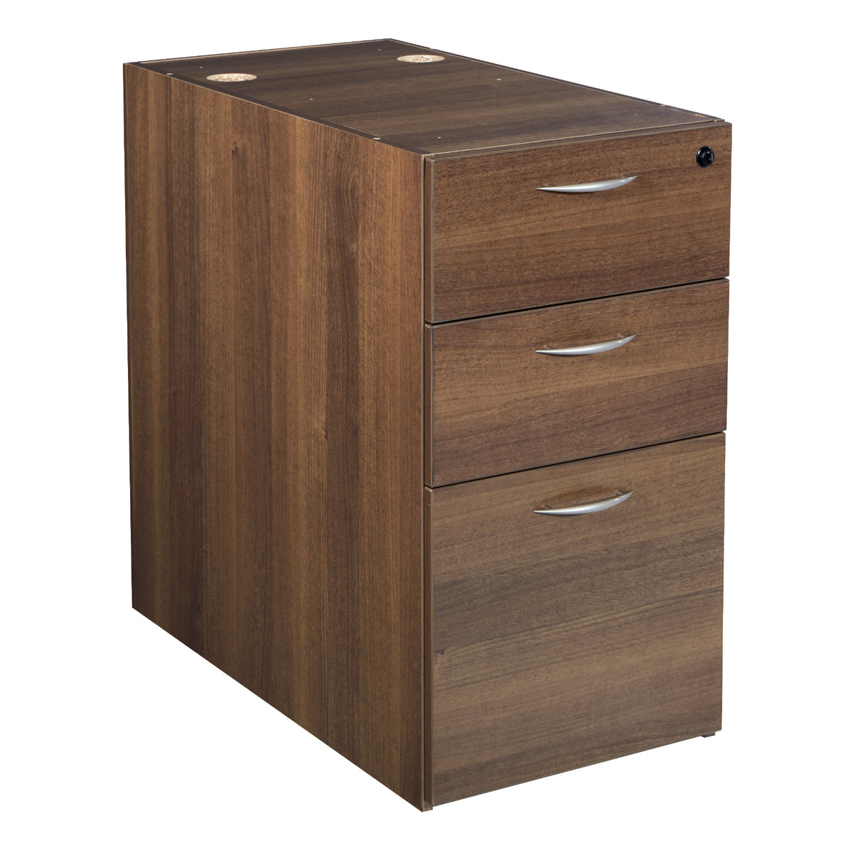 Napa StepFront Box/Box/File Pedestal for 30" Deep Desktops, 15.25" x 29.75" x 28" H