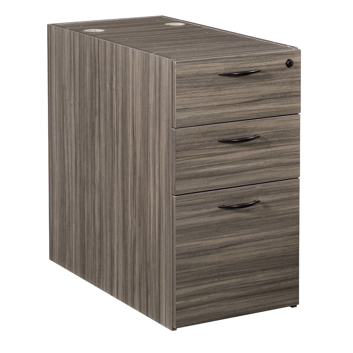 Napa StepFront Box/Box/File Pedestal for 30" Deep Desktops, 15.25" x 29.75" x 28" H