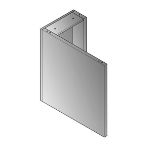 Napa StepFront False Pedestal for 30" Deep Desktops, 15.25" x 29.75" x 28" H