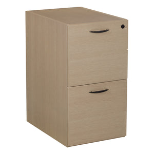 Napa File/File Pedestal, Unfinished Top, 15.5" x 22.25" x 28.25" H