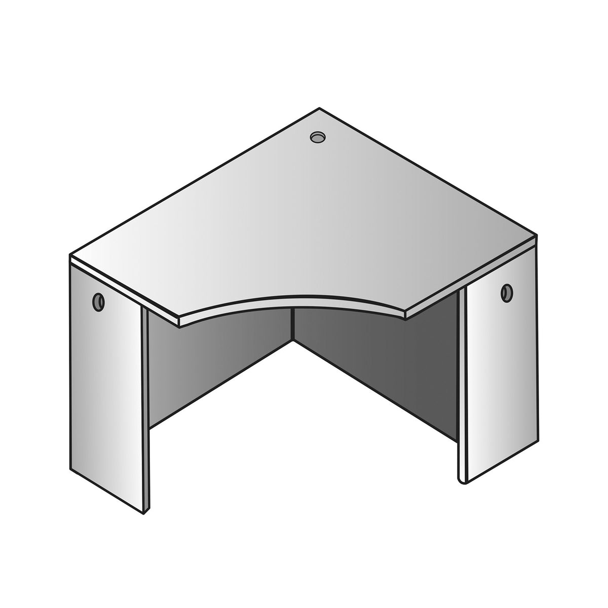 Napa Corner Unit, 42" x 42" x 29" H