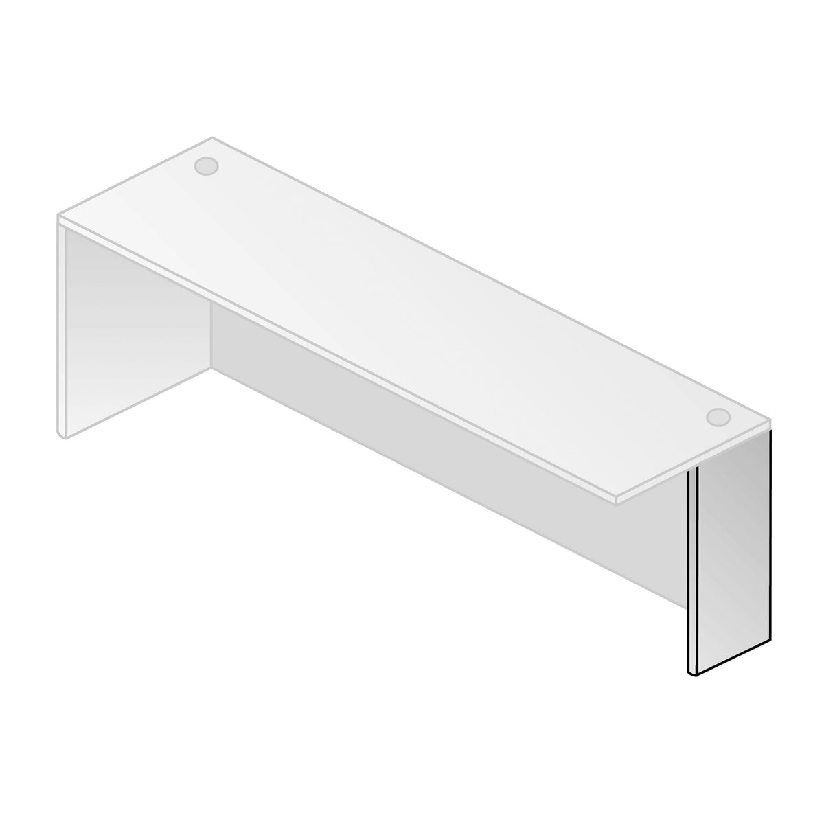 Napa Support Leg  2-Pack), 11" x 28" H