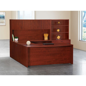 Napa U Shape Desk with Hutch and Storage, 107" x 113"