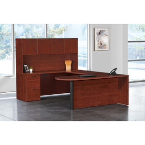 Napa U Shape with Left Computer Corner Bullet Desk and Hutch, 71" x 101"