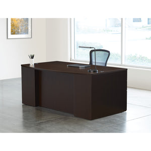 Napa StepFront Bow Top Desk, 71" x 40" x 29" H