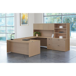 Napa U Shape Desk with Hutch and Storage, 107" x 113"