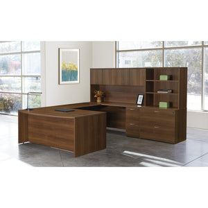 Napa U Shape Desk with Hutch and Storage, 107" x 113"