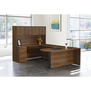 Napa U Shape with Left Computer Corner Bullet Desk and Hutch, 71" x 101"