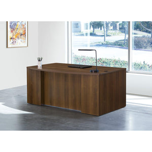 Napa StepFront Bow Top Desk, 71" x 40" x 29" H