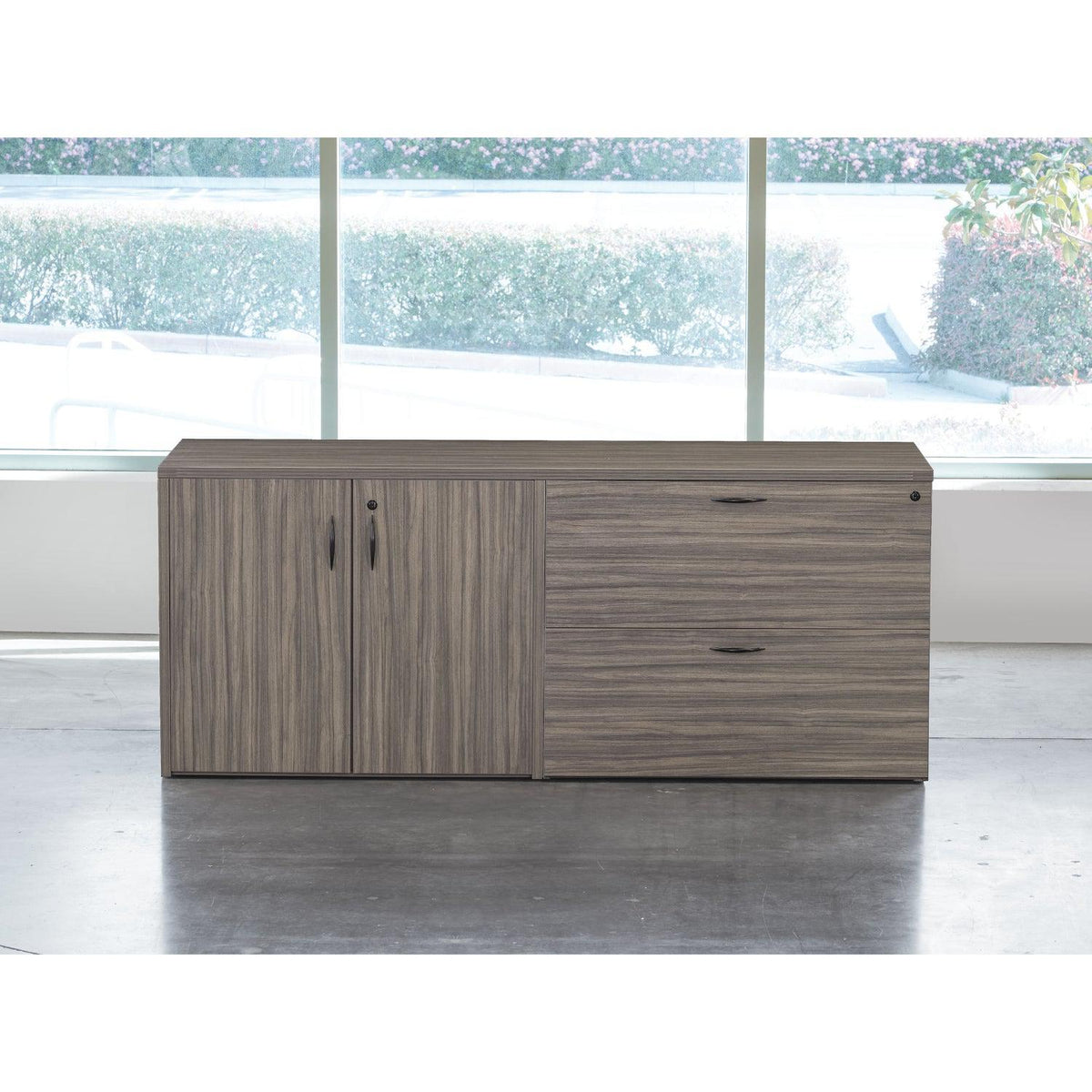 Napa Combo Credenza, 71" x 23" x 29" H
