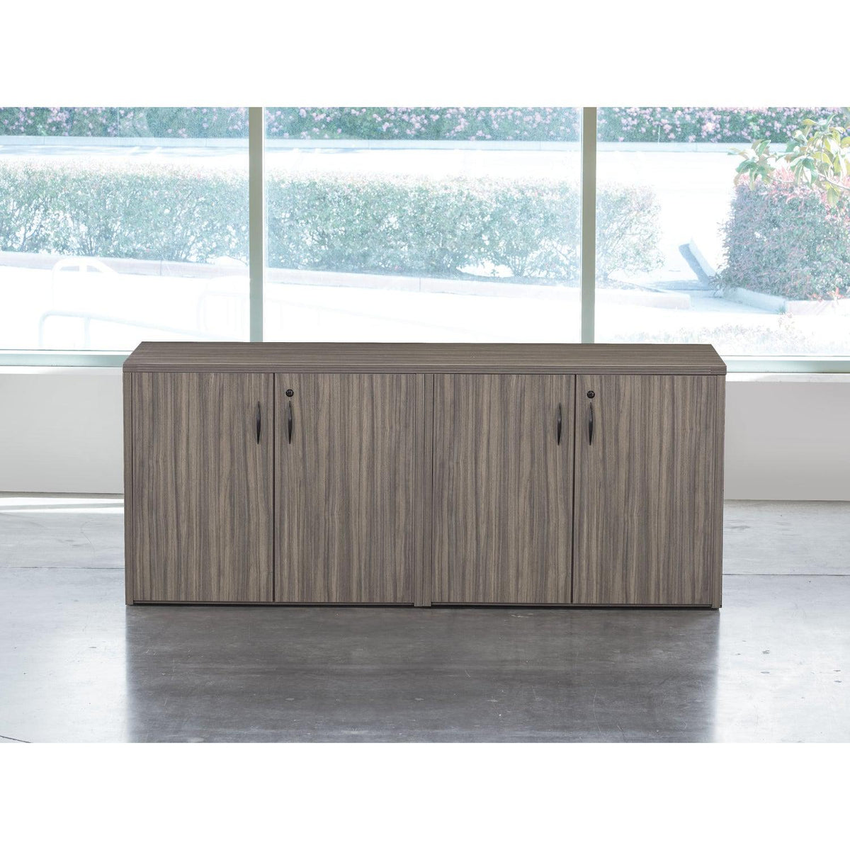 Napa 4-Door Storage Credenza, 71" x 23" x 29" H