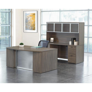 Napa StepFront Executive Office with Glass Modesty Panel