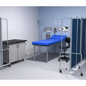 Steel Frame Treatment Table with Headrest Mattress