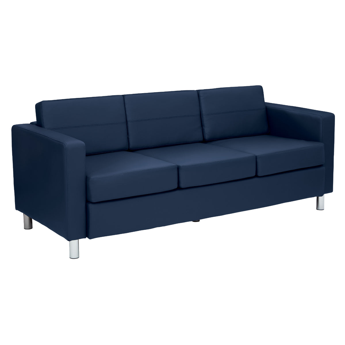 Pacific Sofa with Chrome Finish Legs