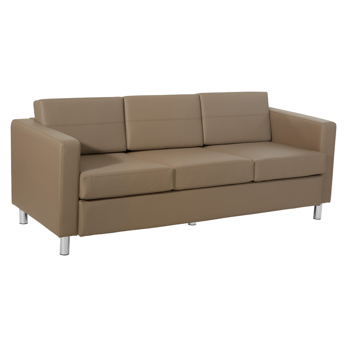 Pacific Sofa with Chrome Finish Legs
