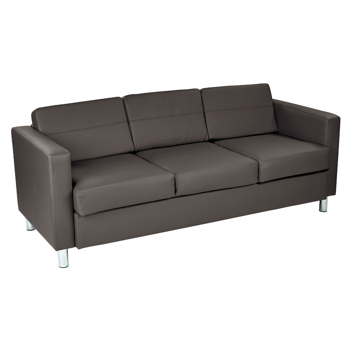 Pacific Sofa with Chrome Finish Legs