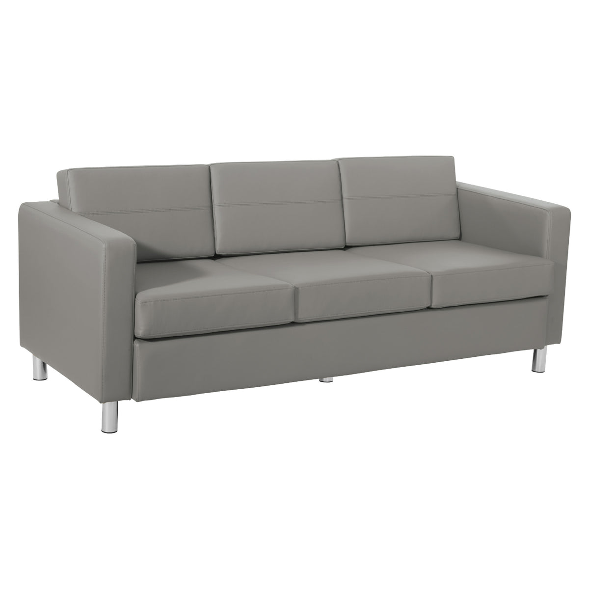 Pacific Sofa with Chrome Finish Legs