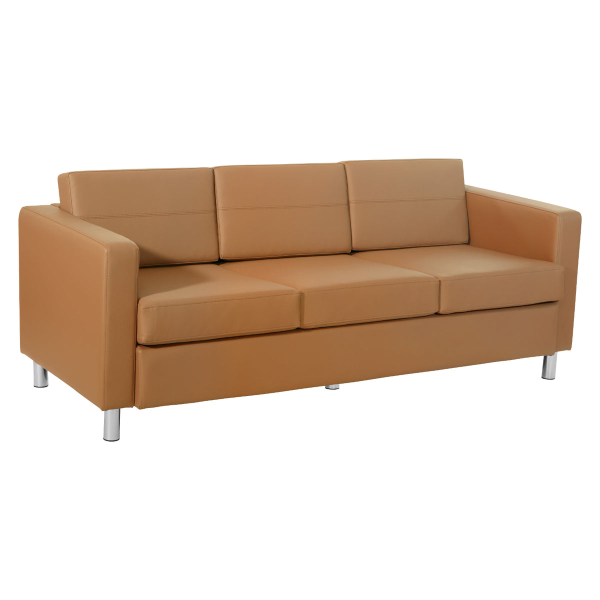 Pacific Sofa with Chrome Finish Legs