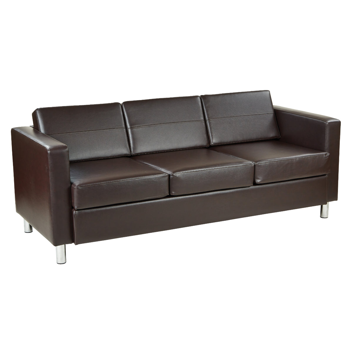 Pacific Sofa with Chrome Finish Legs