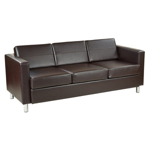 Pacific Sofa with Chrome Finish Legs