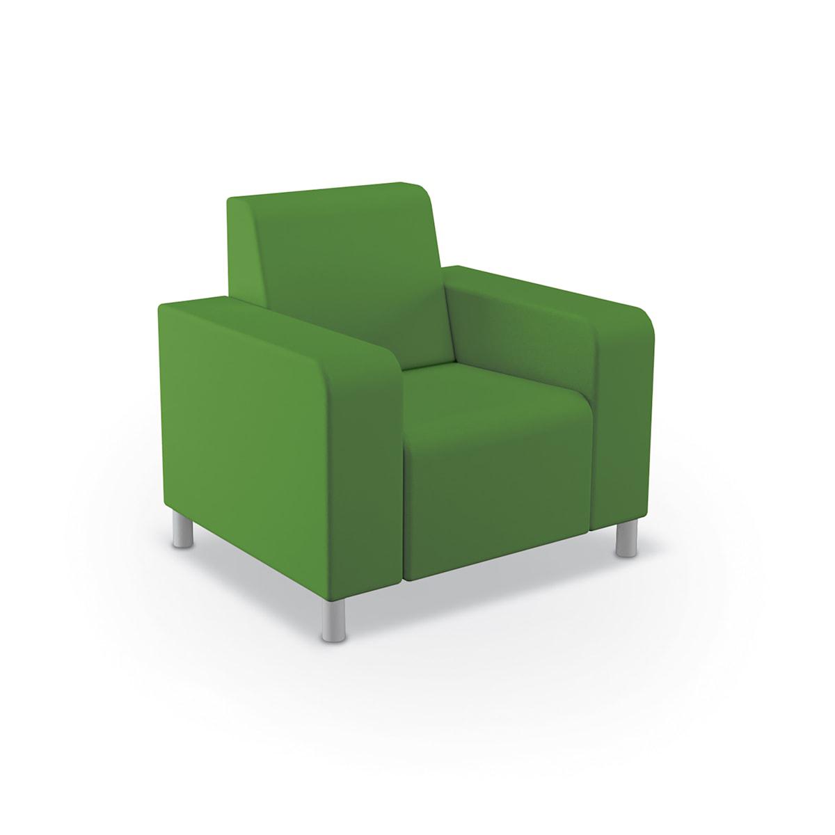 Phoeby Outdoor Soft Seating Chair, Both Arms