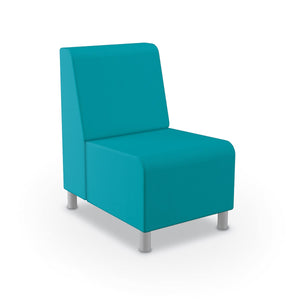 Phoeby Outdoor Soft Seating Chair, Armless