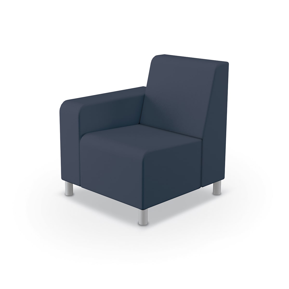 Phoeby Indoor Soft Seating Chair, Right Arm