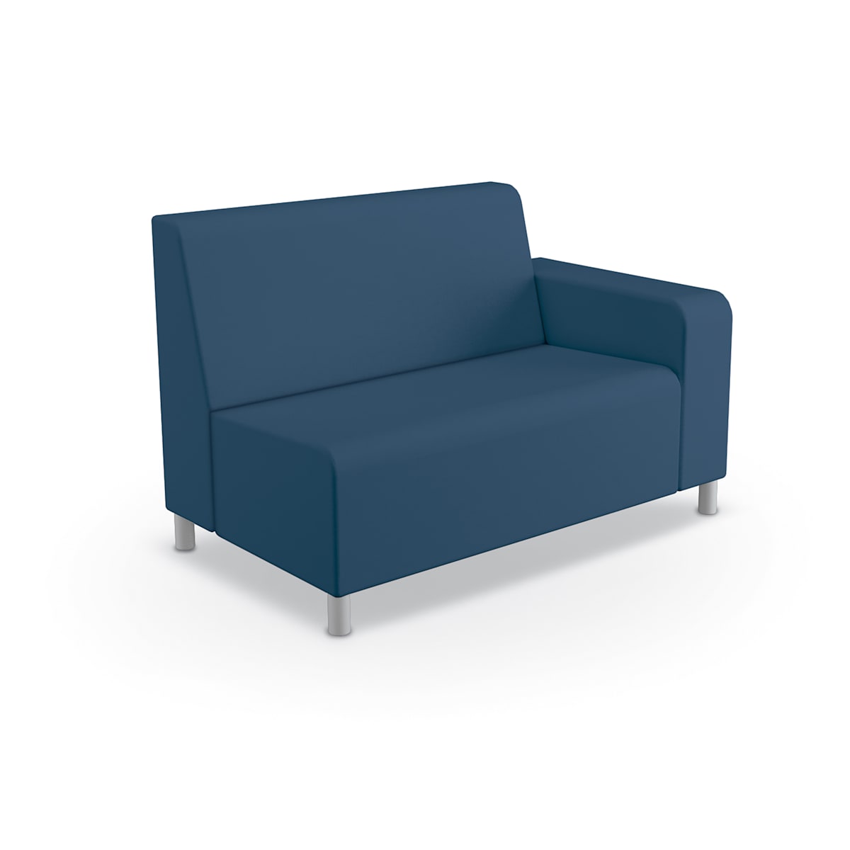 Phoeby Outdoor Soft Seating Loveseat, Left Arm