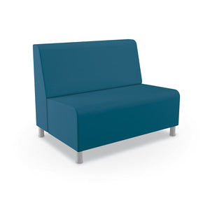 Phoeby Outdoor Soft Seating Loveseat, Armless