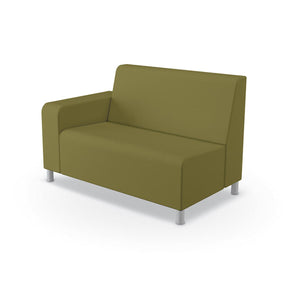 Phoeby Outdoor Soft Seating Loveseat, Right Arm