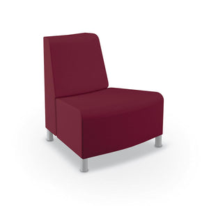 Phoeby Outdoor Soft Seating Outside Curve Chair, Armless