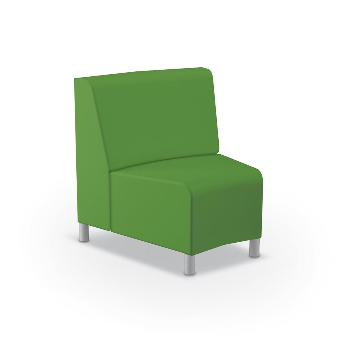Phoeby Indoor Soft Seating Inside Curve Chair, Armless