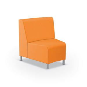 Phoeby Outdoor Soft Seating Inside Curve Chair, Armless