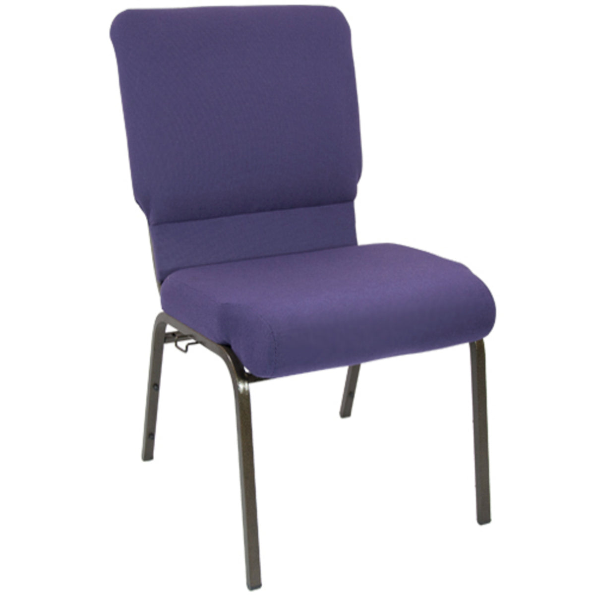 Nextgen 18-1/2" W Molded Foam Stacking Church Chair with 3"-Thick Seat, 800 lb Weight Capacity