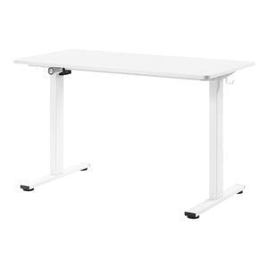Primo 48" Sit/Stand Electric Height Adjustable Desk, White Base with White Top