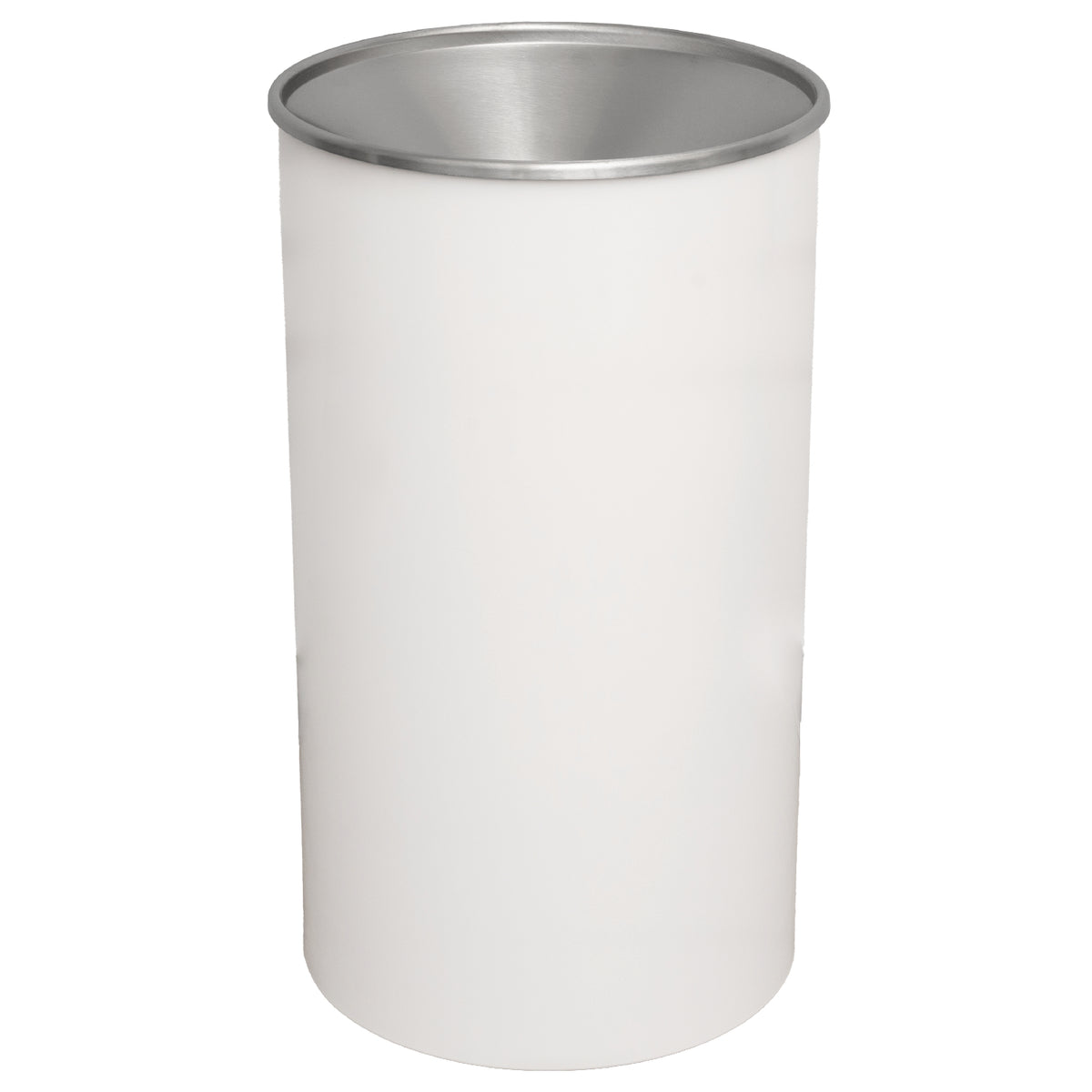 Premier Series 33 Gallon Steel Indoor Waste Receptacle, Textured Finish