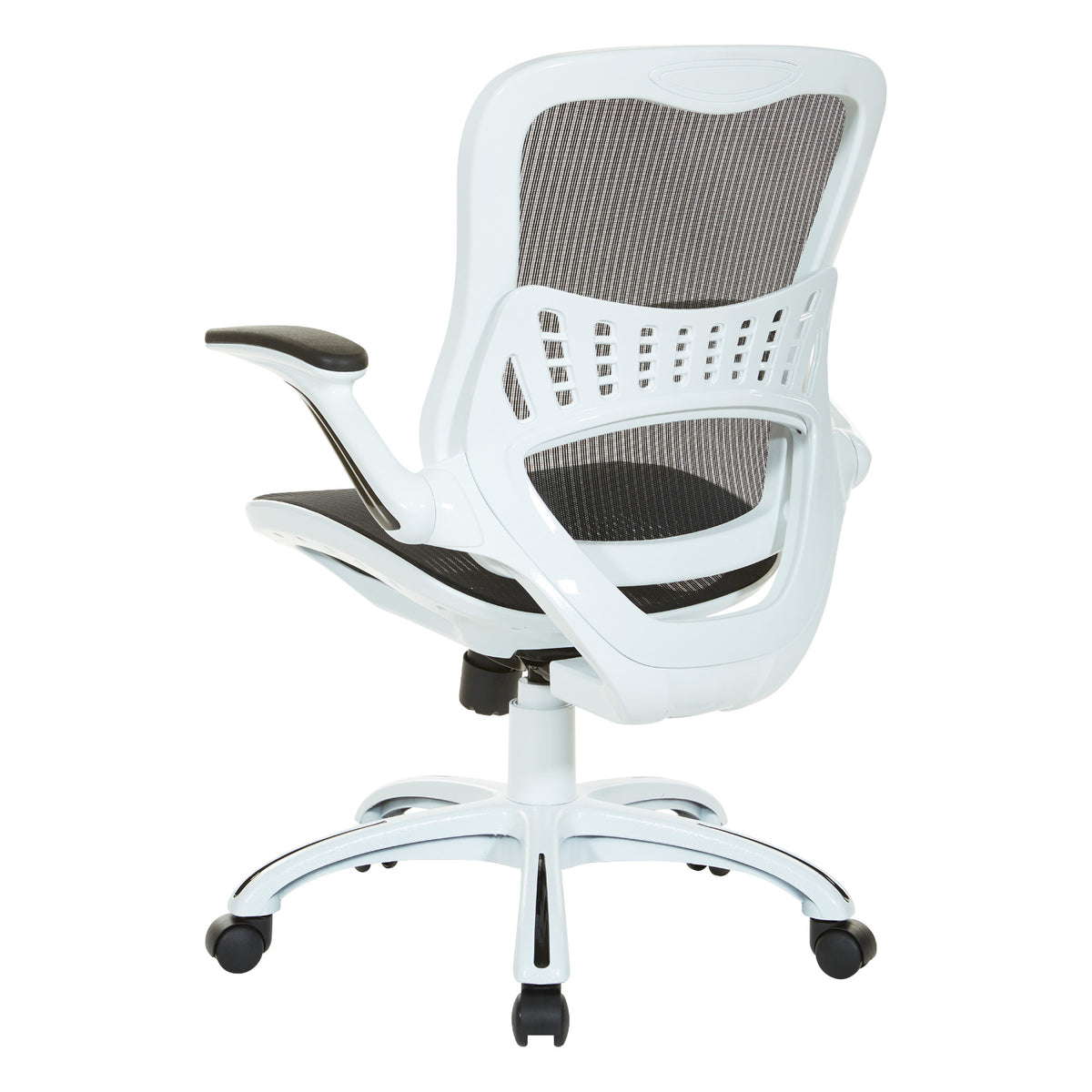 Riley Mesh Seat and Back Manager’s Chair with Padded Flip Arms