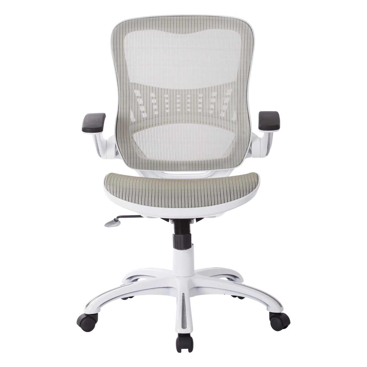 Riley Mesh Seat and Back Manager’s Chair with Padded Flip Arms